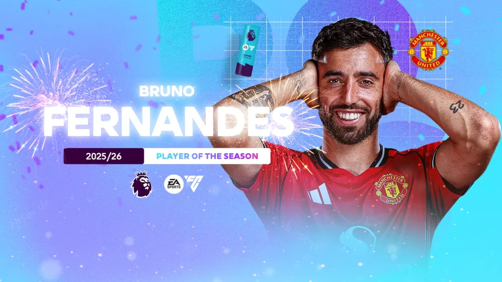 Bruno Fernandes Player of the Season: Man Utd Historic Win