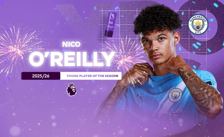 Nico O’Reilly Young Player: Man City Star Wins PL Award