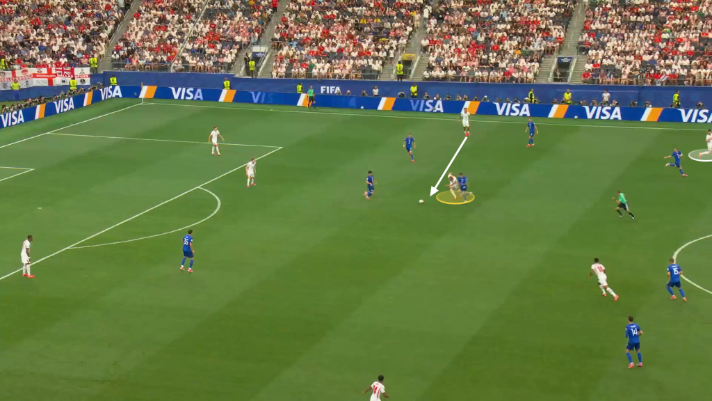 The World Cup 2026 Group L opener at Dallas Stadium delivered a six-goal thriller that lived up to its heavyweight billing. The 4-2 scoreline captured an entertaining, end-to-end contest – but the underlying mechanics told a deeper story for the rest of the tournament. Both sides flashed elite qualities, yet it was England’s balance and squad depth that ultimately separated them from Croatia and from the competition’s traditional giants.
Under the Texas lights, Thomas Tuchel’s World Cup bow with England suggested the Three Lions currently own the most structurally complete squad in international football. Where other contenders lean on uncertain systems or single-player dependencies, England showed a fluid, well-equipped identity capable of adapting to any crisis on the fly.
England vs Croatia: goals and timeline
Min	Scorer	Team	Score
10'	Harry Kane (pen)	England	1-0
35'	Martin Baturina	Croatia	1-1
41'	Harry Kane	England	2-1
45+'	Petar Musa	Croatia	2-2
47'	Jude Bellingham	England	3-2
84'	Marcus Rashford	England	4-2

First half: the sides inch apart
Tuchel raised eyebrows with his selection, handing flank starts to relative international newcomers Noni Madueke and Anthony Gordon while leaving Bukayo Saka and Marcus Rashford on the bench. In a fluid 4-2-3-1, England aimed to use that explosive wide pairing to stretch Croatia’s defence and open channels for Jude Bellingham to attack from deep.
It paid off immediately. In the 10th minute, Madueke’s aggressive overlapping run forced an isolated Croatian backline into a rushed challenge in the box. After a VAR check, England were awarded a penalty; Harry Kane’s initial effort was disallowed and ordered to be retaken, but he made no mistake second time, tucking it into the bottom-left corner.
Croatia, though, are tournament veterans who rarely fold under early pressure. Set up in a flexible 3-4-3 and orchestrated by Zlatko Dalić, they used midfield composure to play through England’s first line. With Luka Modrić pulling strings deep alongside the young Petar Sučić, Croatia steadily manipulated the double pivot of Declan Rice and Elliot Anderson. In the 35th minute the patience paid off: Sučić found a pocket behind Rice and fed Martin Baturina, who turned sharply and fired past Jordan Pickford to level.
The game became an attacking showcase. England struck back in the 41st minute when Rice floated a magnificent looping cross that Kane met with predatory precision for his second. Yet Croatia’s resilience held: deep in stoppage time a rapid combination caught England’s centre-backs out of shape, and Petar Musa slipped a calculated low finish home. At 2-2, the half ended as a fascinating stalemate – but the physical cost of Dalić’s intensive system was about to be tested by England’s depth.
Second half: the power of personnel adaptability
England made an immediate statement. Less than two minutes after the restart, Bellingham showed why he is the heartbeat of the side: sensing a gap between Croatia’s midfield and back three, he surged from deep, took a subtle pass from Kane and drilled a ferocious effort past Dominik Livaković to make it 3-2.
With the lead restored, Tuchel’s squad management took over. Reading that Croatia’s midfield was tiring – underlined by Dalić withdrawing Modrić for Mateo Kovačić in the 57th minute – he moved to exploit England’s superior bench. In a 71st-minute triple change that would be the envy of any manager on the planet, England sent on Bukayo Saka, Marcus Rashford and Morgan Rogers together. The injection of fresh, world-class talent broke Croatia’s defence.
The variation was striking. Rather than dropping into a passive low block to protect a slender lead, England’s fresh legs sustained an intense high counter-press. Croatia were suffocated in their own third, unable to establish clean transitional lanes to Musa or substitute Andrej Kramarić. The knockout blow landed in the 84th minute: Saka won the ball in the middle third and slid a progressive pass to Rashford, who used his pace to cut inside from the left, leave his marker trailing and curl an unstoppable strike into the far corner for 4-2.
Why England stand above the giants
France, Argentina and Brazil all impressed in their openers, but each showed single-point vulnerabilities. Argentina remain heavily reliant on Lionel Messi’s creative hub; France can look isolated if Kylian Mbappé is squeezed out of wide areas; and Brazil often lack defensive stability when their full-backs push high.
England’s display in Dallas suggested none of those structural flaws. Tuchel has built a machine that not only tolerates rotation but thrives on it. Losing the lead twice, adjusting their pressing lines at the break, then introducing players of Saka and Rashford’s calibre to dictate the final twenty minutes points to an unmatched depth of resources.
Defensively, despite conceding twice to an efficient Croatian frontline, the John Stones–Ezri Konsa partnership looked organised under sustained pressure. In midfield, Rice provided an elite defensive screen, covering the ground that allowed Bellingham total freedom to operate as a shadow striker.
Croatia’s outlook: a strong foundation moving forward
Despite the defeat, Croatia showed exactly why they remain a formidable side capable of another deep run. Dalić’s first-half plan was excellent – the way they manipulated wide spaces and used Musa to disrupt England’s central pairing reflected a clear, coherent idea.
Baturina’s final-third performance proved Croatia have the technical quality to replace the creative output of their ageing golden generation. Even while chasing the game late on, they kept their discipline, shifting into a compact block that denied England further damage on the break. In tournament terms, scoring twice against a defence like England’s shows they have the firepower and maturity to handle the rest of Group L.
Frequently asked questions
What was the score in England vs Croatia?
England beat Croatia 4-2 in their World Cup 2026 Group L opener in Dallas, with goals from Harry Kane (2), Jude Bellingham and Marcus Rashford.
Why did Tuchel leave out Saka and Rashford?
Tuchel started Noni Madueke and Anthony Gordon to stretch Croatia’s defence early, then used Saka and Rashford as game-changers from the bench – a plan that worked when his 71st-minute triple substitution swung the match.
Who scored for Croatia against England?
Martin Baturina equalised in the 35th minute and Petar Musa made it 2-2 in first-half stoppage time before England pulled away in the second half.
What does the result mean for England’s World Cup hopes?
It signalled that England’s squad depth and tactical flexibility may set them apart from rivals such as France, Argentina and Brazil, who showed more single-player dependencies in their openers.
