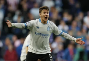 Arsenal Agree £34m Club-Record Fee With Brugge for Christos Tzolis